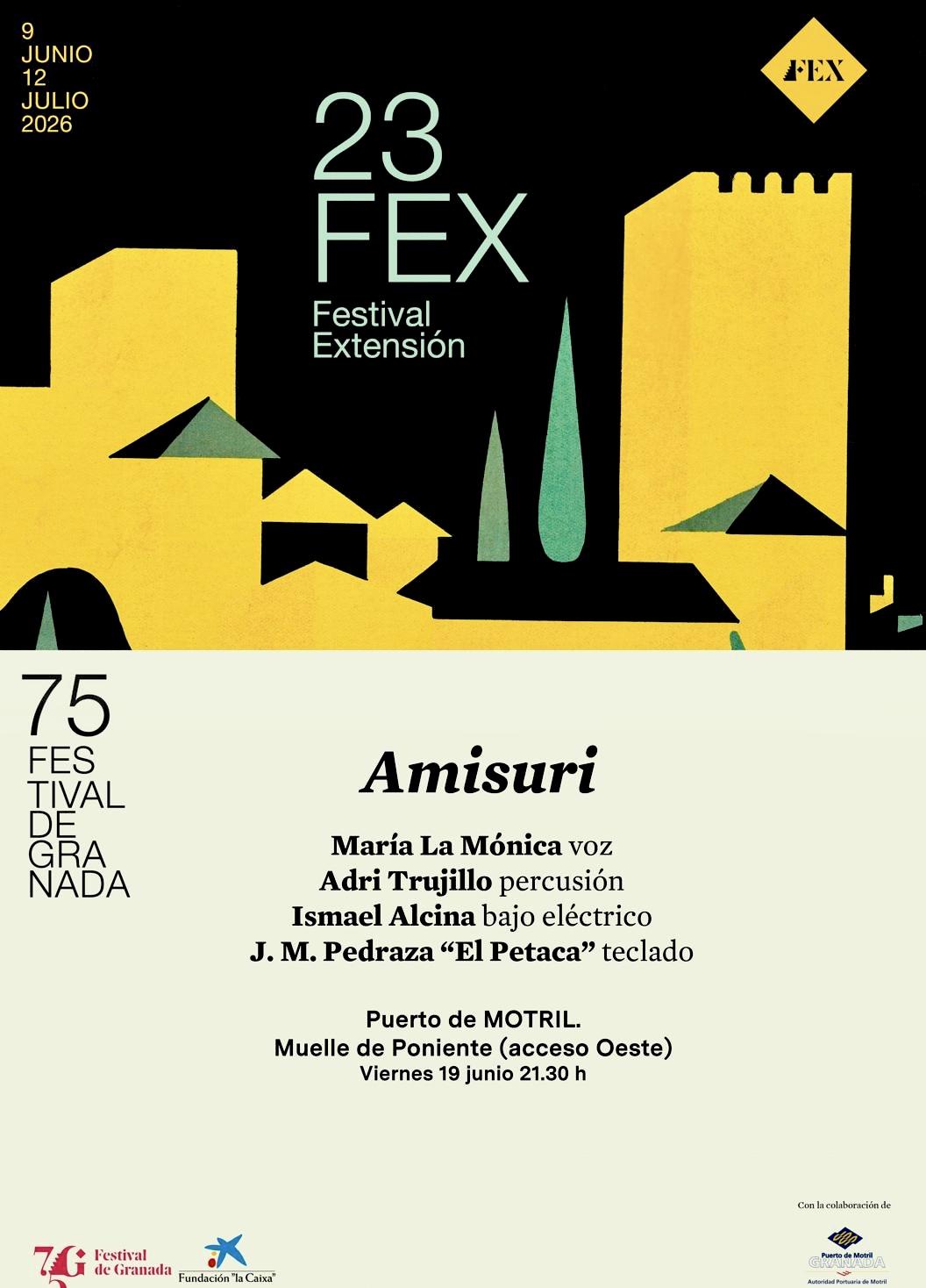 El FEX lleva al Puerto de Motril el espectáculo “Amisuri”, una propuesta de - Noticia Puerto de Motril